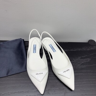 Sandal Prada Pump Heels White Ss2022