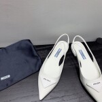 Sandal Prada Pump Heels White Ss2022