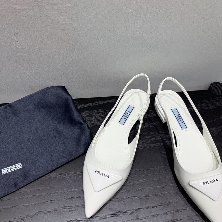 Sandal Prada Pump Heels White Ss2022
