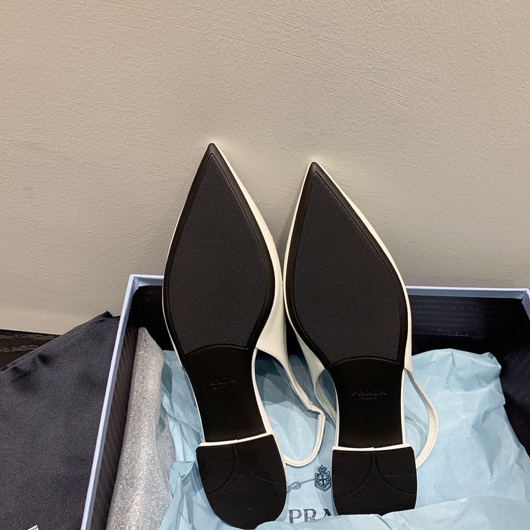Sandal Prada Pump Heels White Ss2022