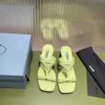 Sandal Prada Pump Yellow Ss2022