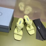 Sandal Prada Pump Yellow Ss2022