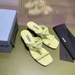 Sandal Prada Pump Yellow Ss2022
