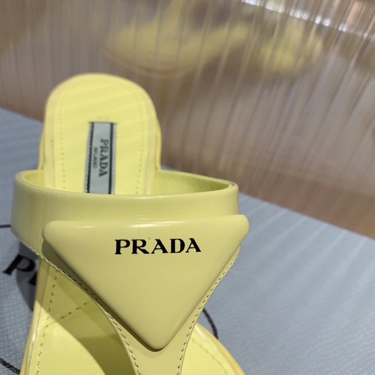 Sandal Prada Pump Yellow Ss2022