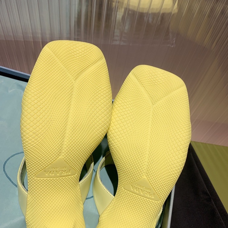 Sandal Prada Pump Yellow Ss2022