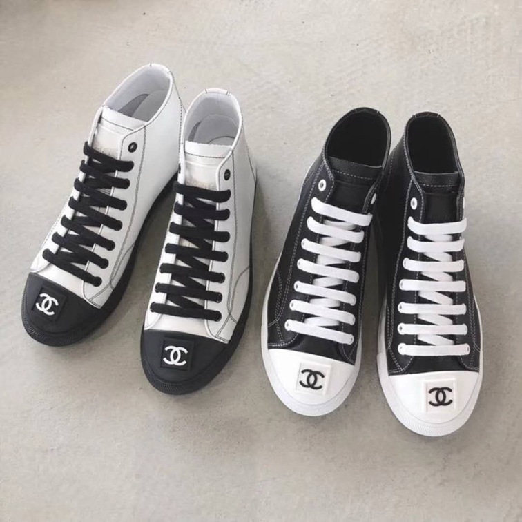 Chanel Sneakers High Top Logo Ss2022