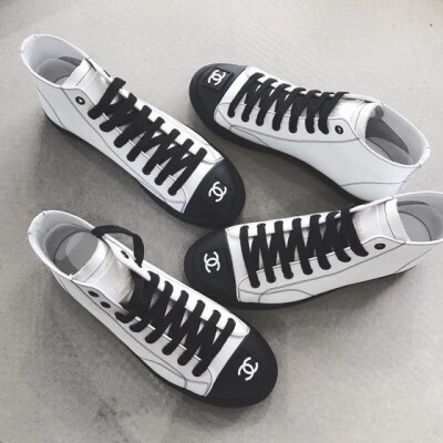 Chanel Sneakers High Top Logo Ss2022