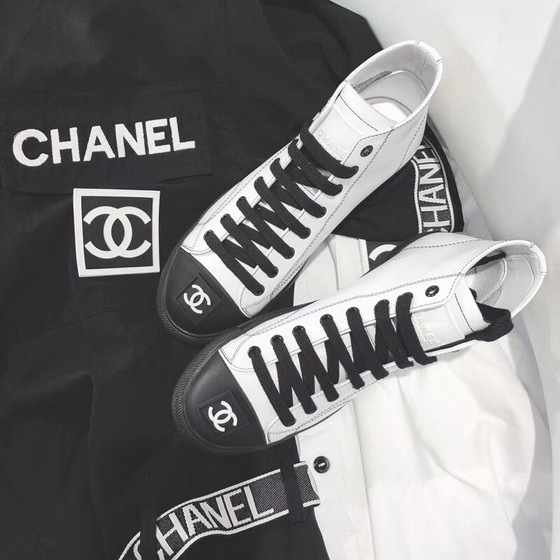 Chanel Sneakers High Top Logo Ss2022