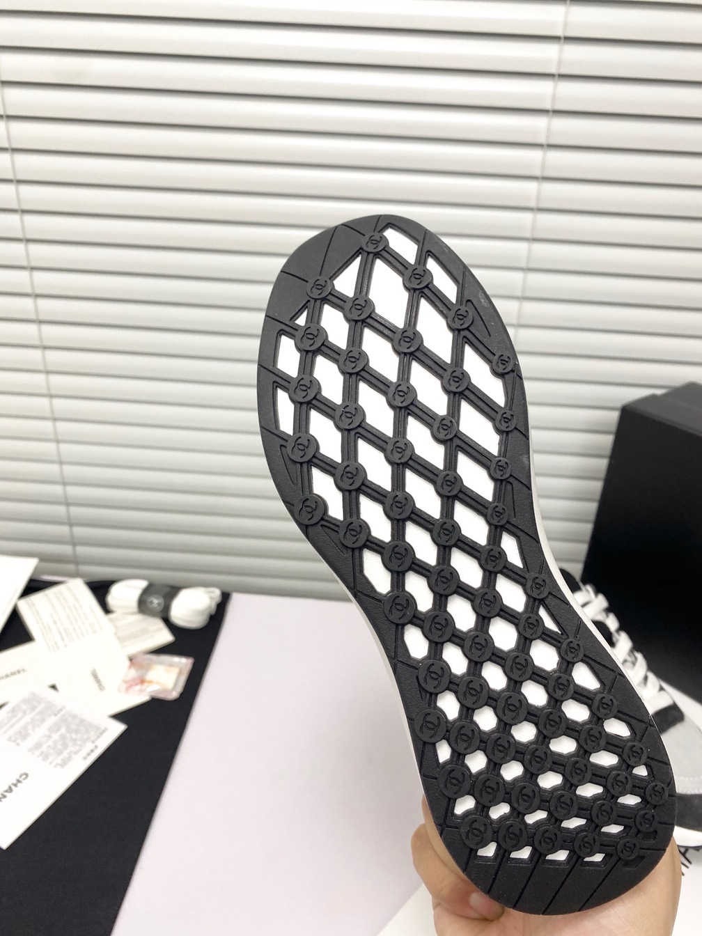 Woman Sneakers Chanel Black White Ss 2022