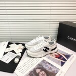 Woman Sneakers Chanel Black White Ss 2022