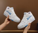 Lv Trainer Blue White Sneakers
