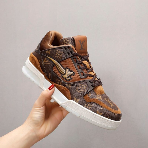 Lv Trainer Browne Wave Sneakers