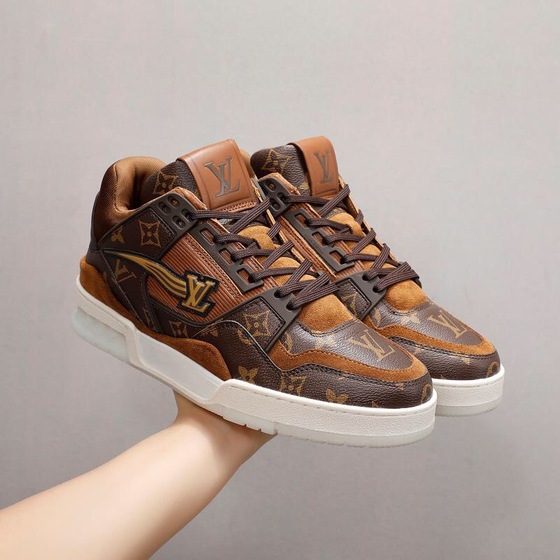 Lv Trainer Browne Wave Sneakers
