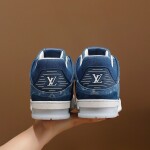 Lv Trainer Denim Sneakers Ss2022