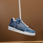 Lv Trainer Denim Sneakers Ss2022