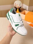 Lv Trainer Green Sneakers 5