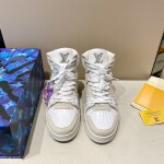 Lv Trainer High Top 508 Grey Sneakers