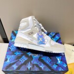Lv Trainer High Top 508 Grey Sneakers