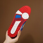 Lv Trainer Red Blue Sneakers