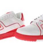 Lv Trainer Red Sneakers