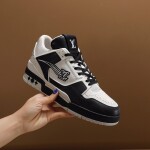 Lv Trainer Wave Black White Sneakers