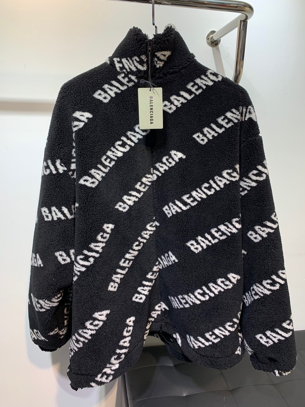 Jacket Fur Wool Logo Ss2022