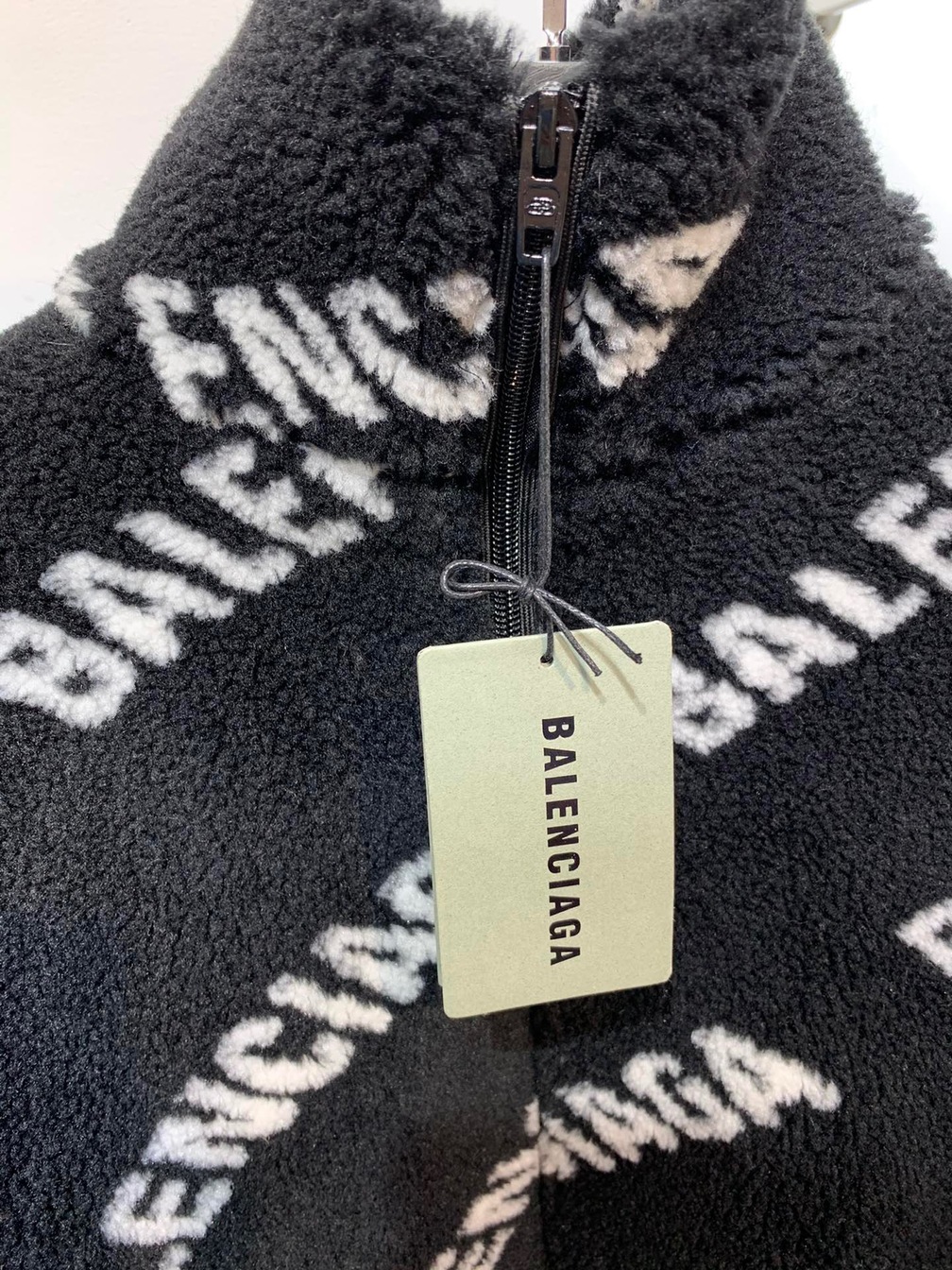 Jacket Fur Wool Logo Ss2022