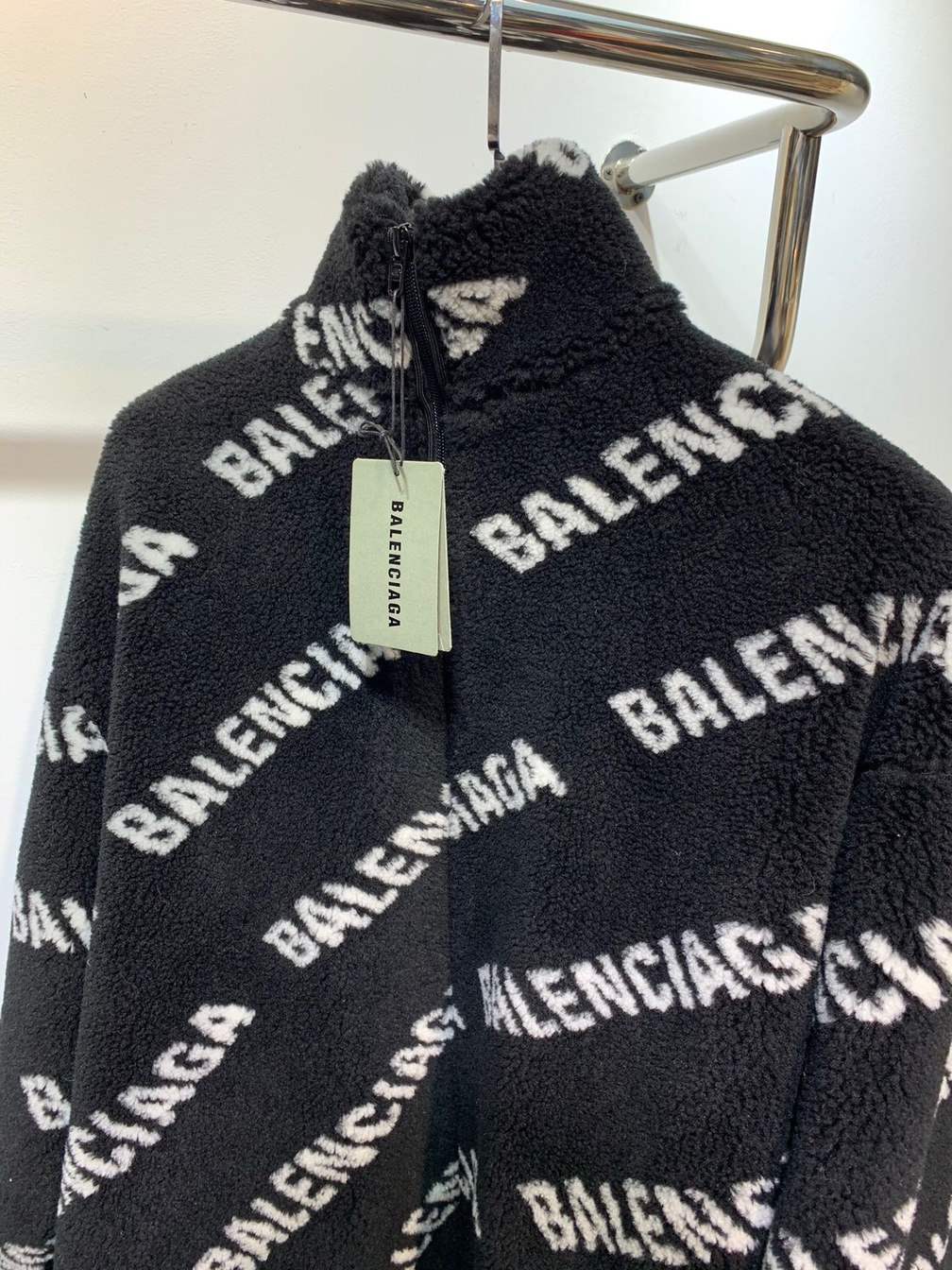 Jacket Fur Wool Logo Ss2022