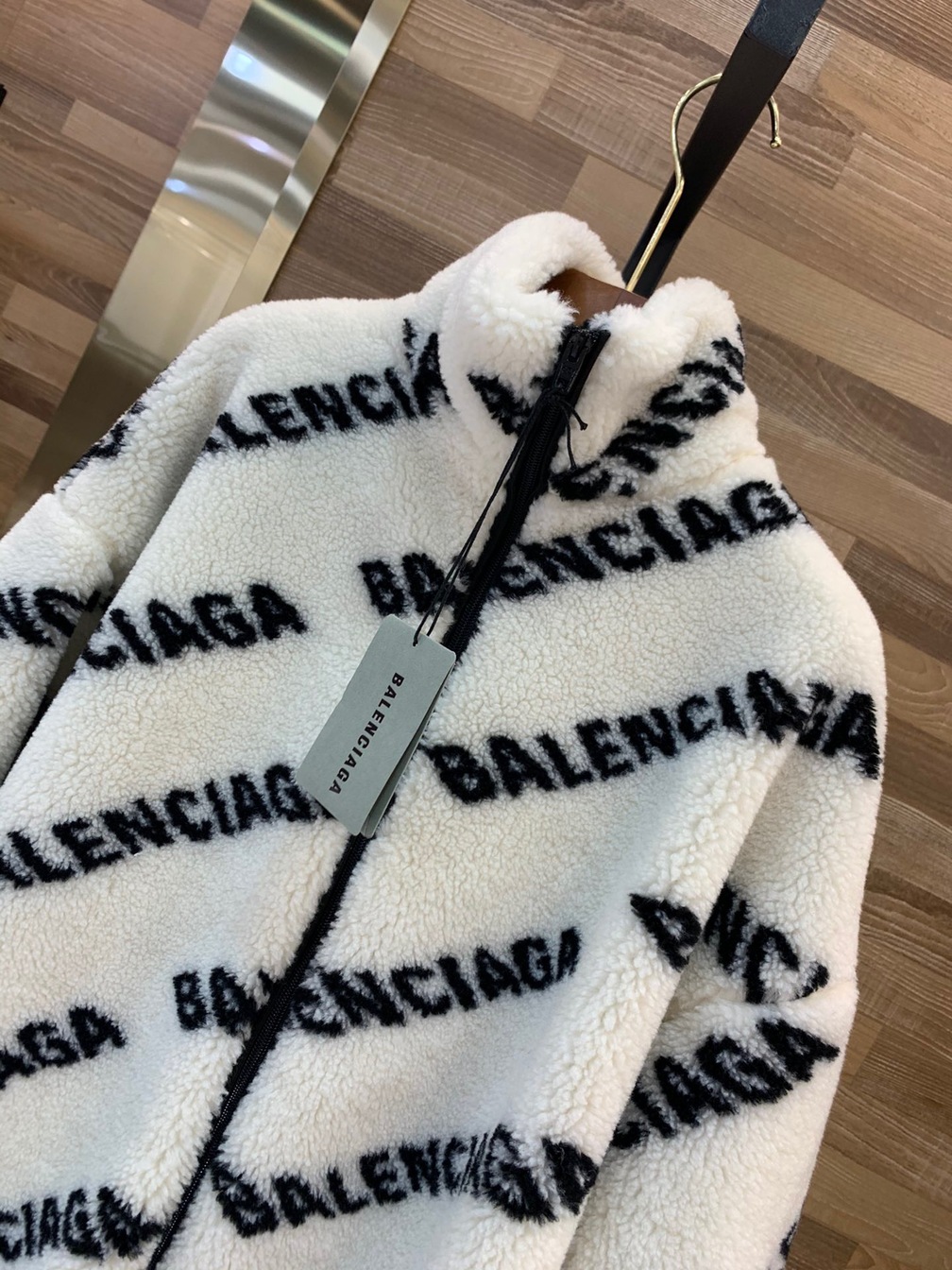 Jacket Fur Wool Logo Ss2022