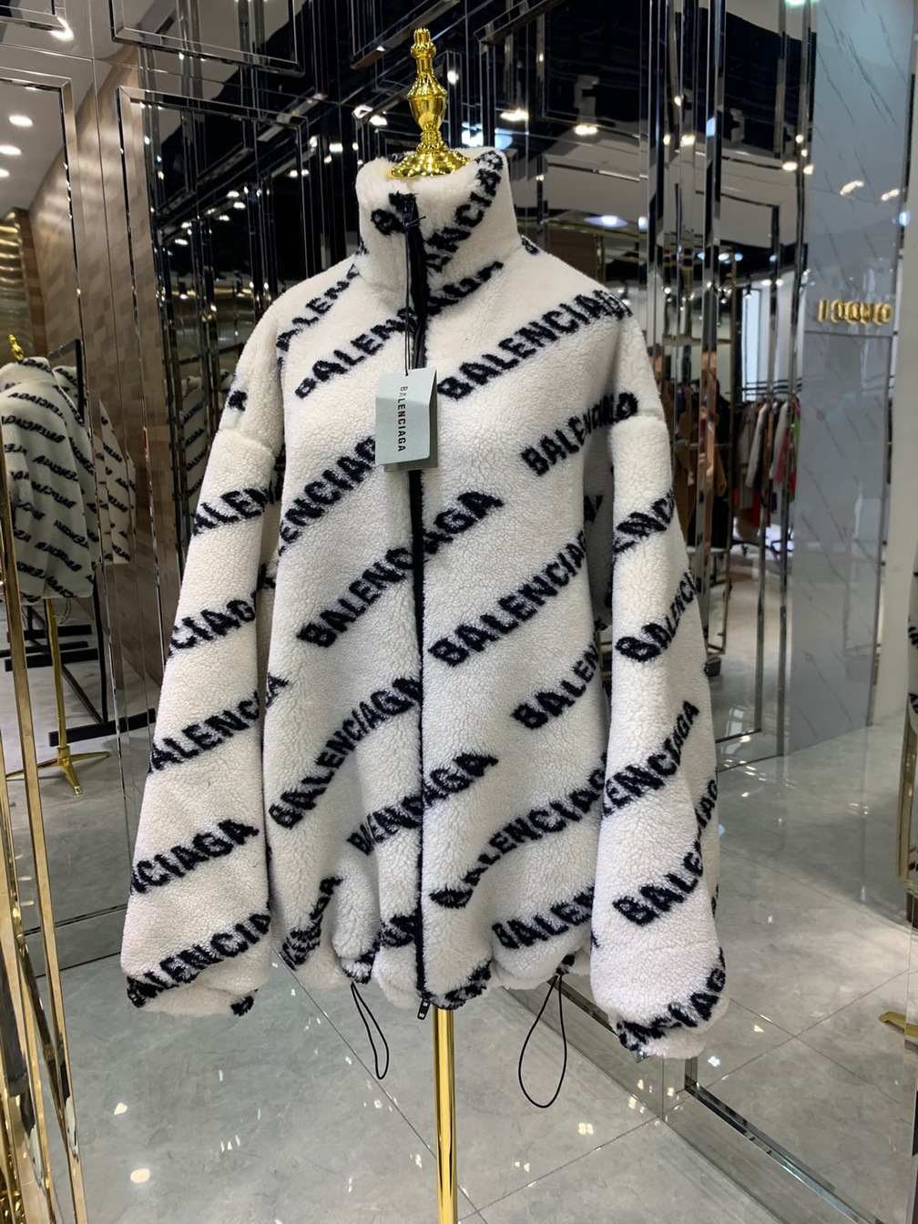 Jacket Fur Wool Logo Ss2022