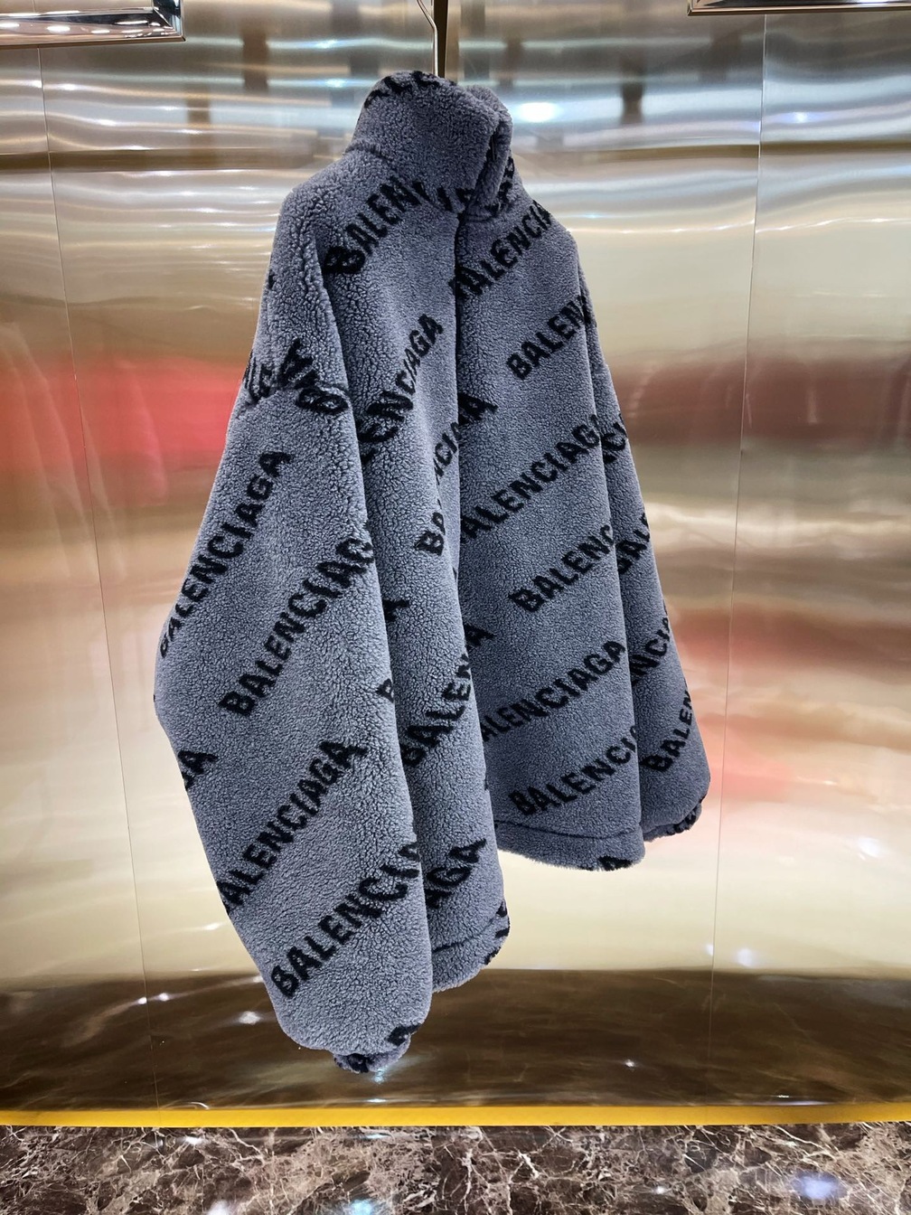 Jacket Fur Wool Logo Ss2022