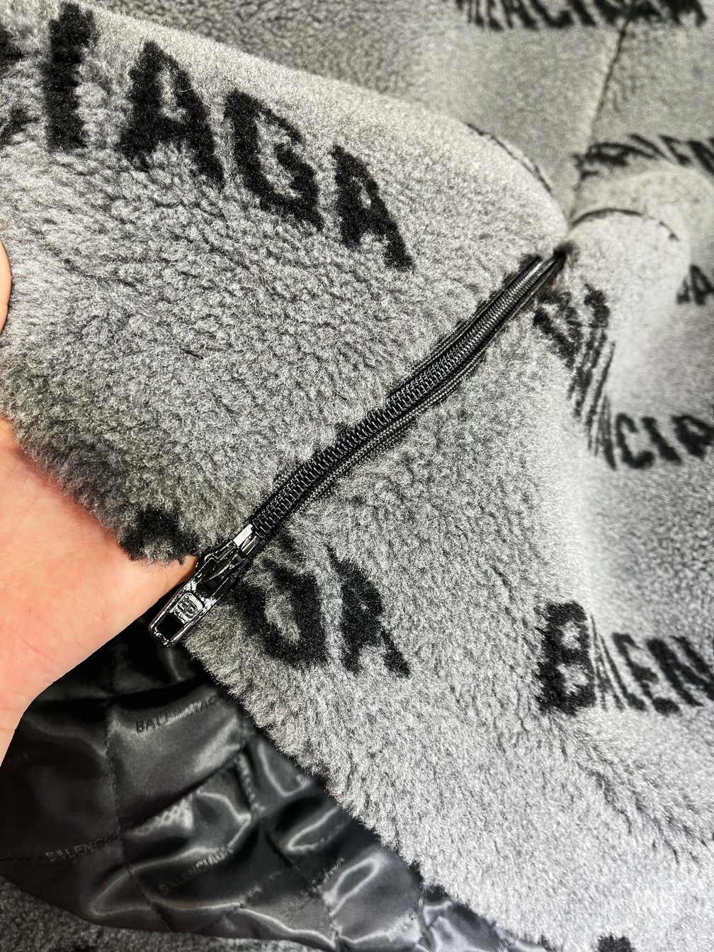 Jacket Fur Wool Logo Ss2022