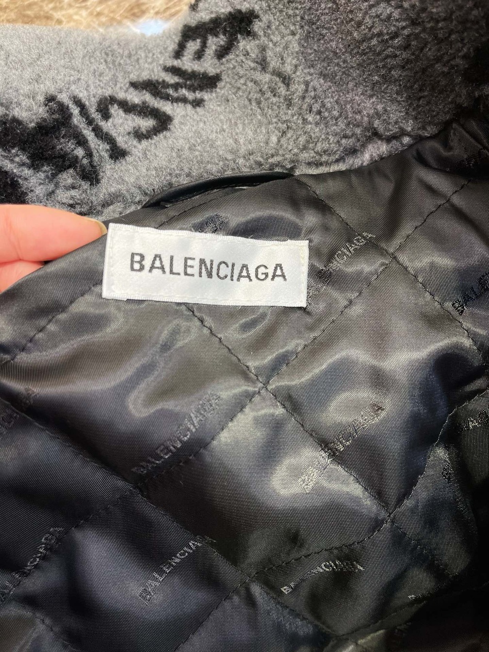 Jacket Fur Wool Logo Ss2022