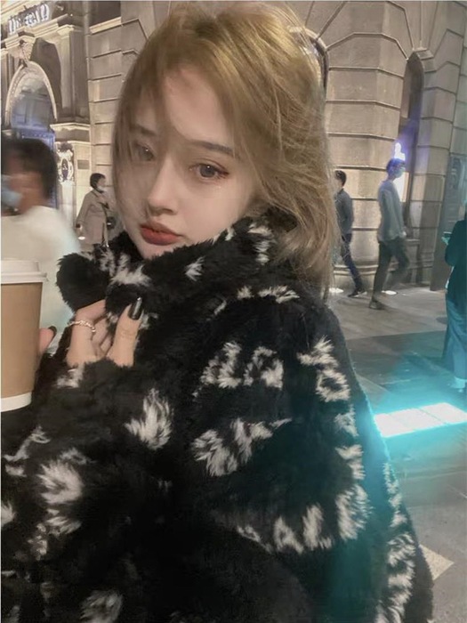 Jacket Fur Wool Logo Ss2022
