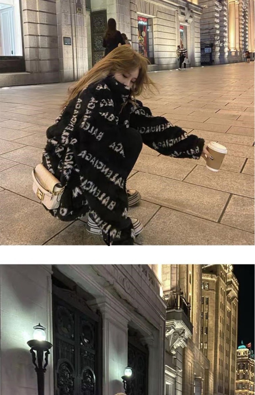 Jacket Fur Wool Logo Ss2022