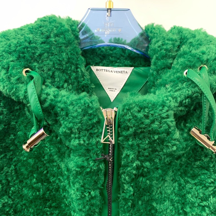 Hoodie Zip Bottega Wool Ss2022