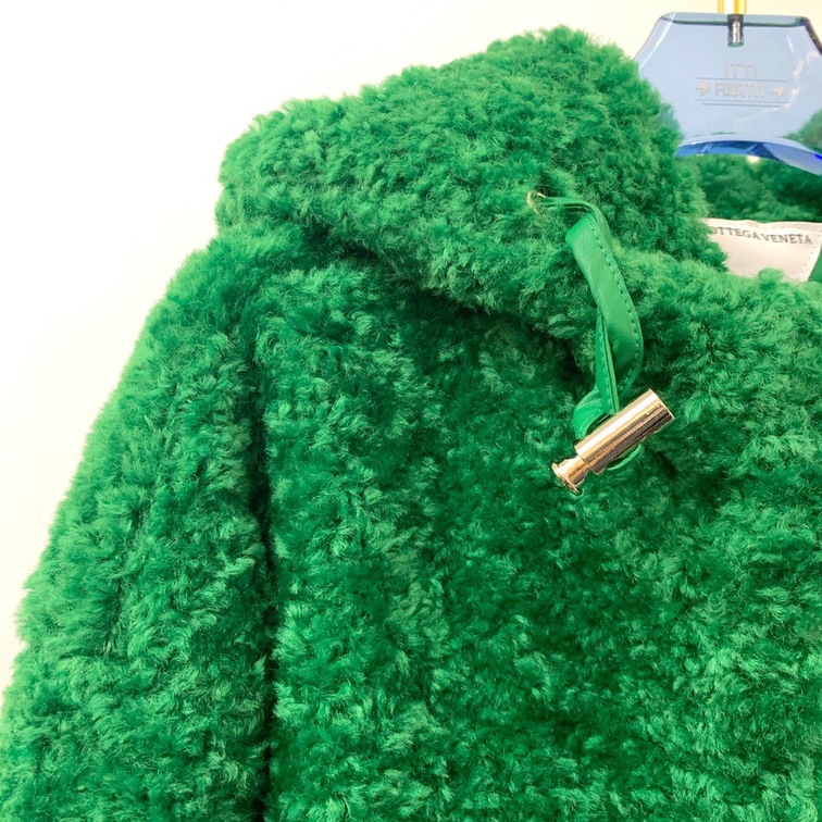 Hoodie Zip Bottega Wool Ss2022