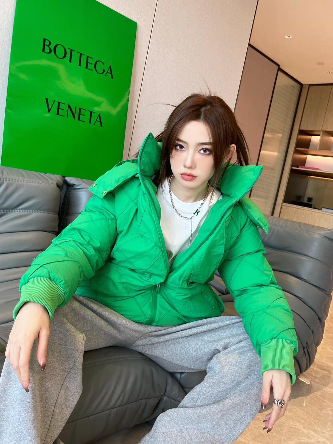 Puffer Bottega Neon Ss2022