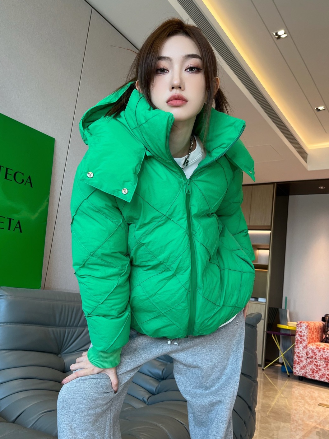 Puffer Bottega Neon Ss2022