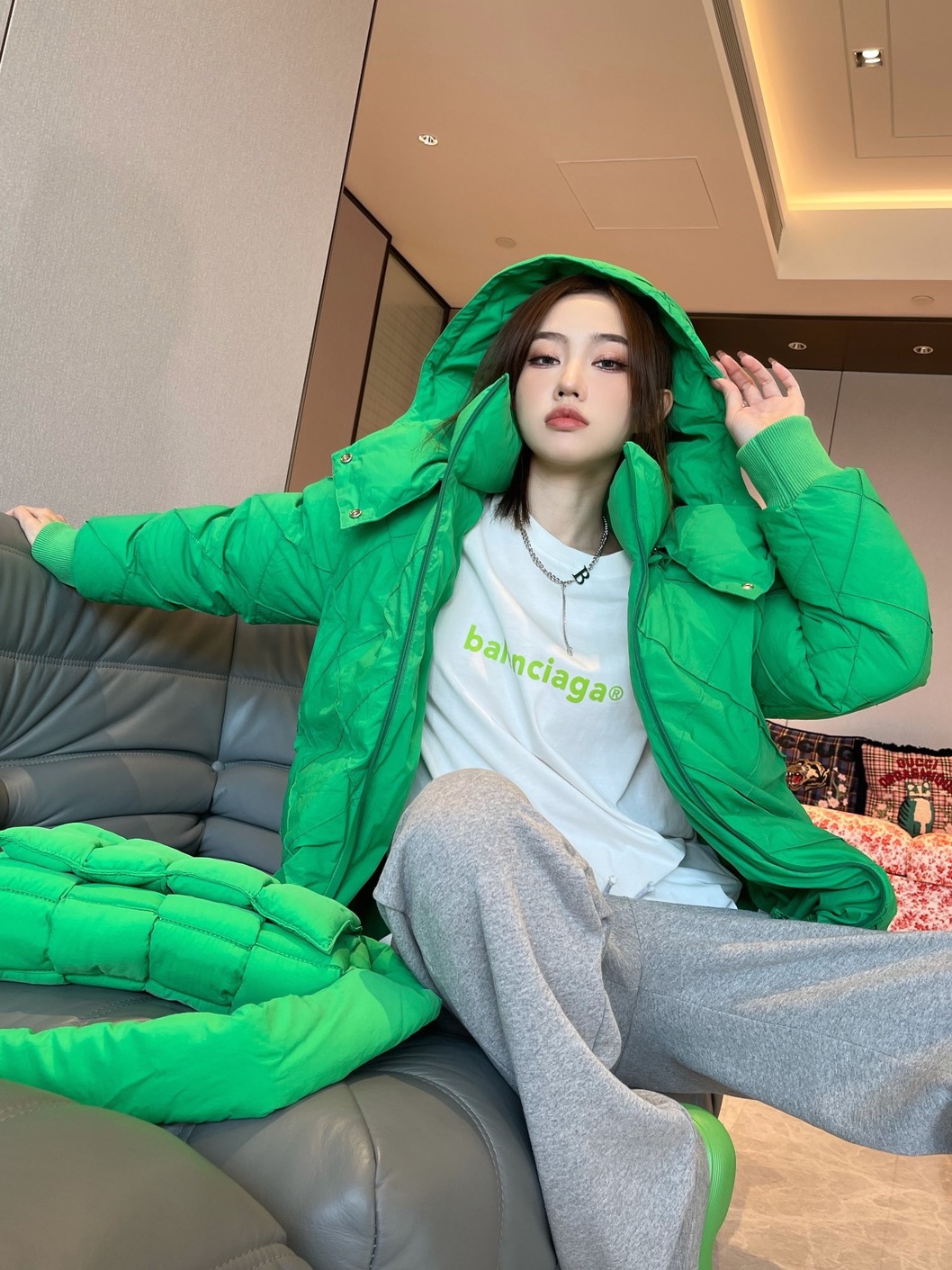 Puffer Bottega Neon Ss2022