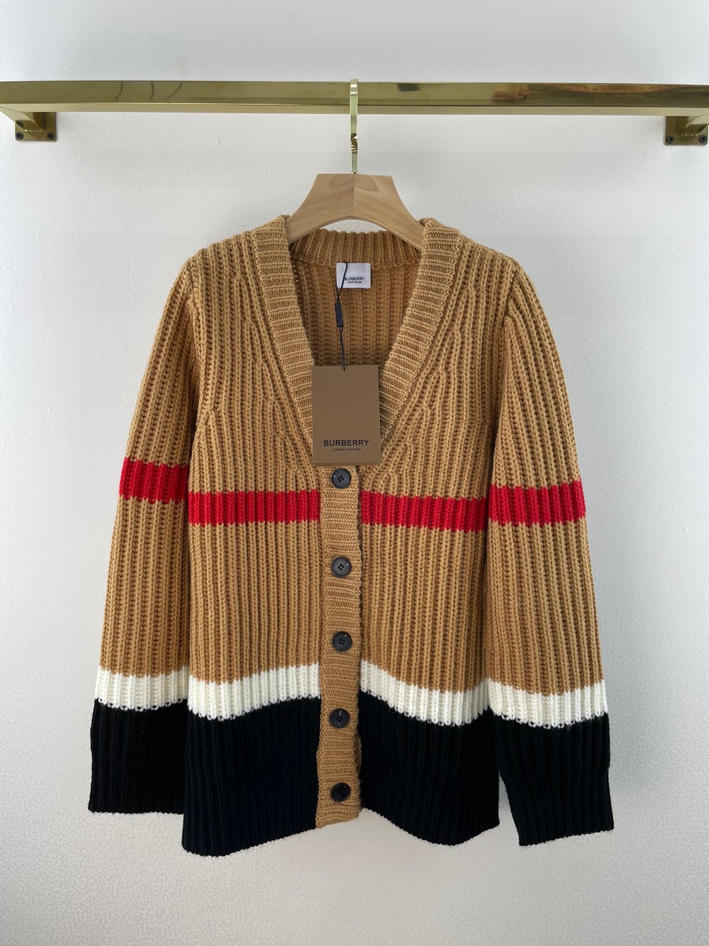 Cardigan Burberry Stripe Original Ss2022