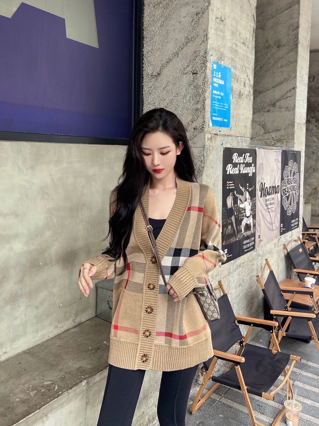 Cardigan Burberry Unisex Stripe Ss2022