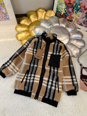 Jacket Fur Logo Details Burberry Ss2022