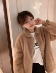 Jacket Fur Wool Women Ss2022