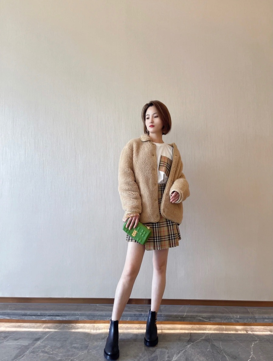 Jacket Fur Wool Women Ss2022