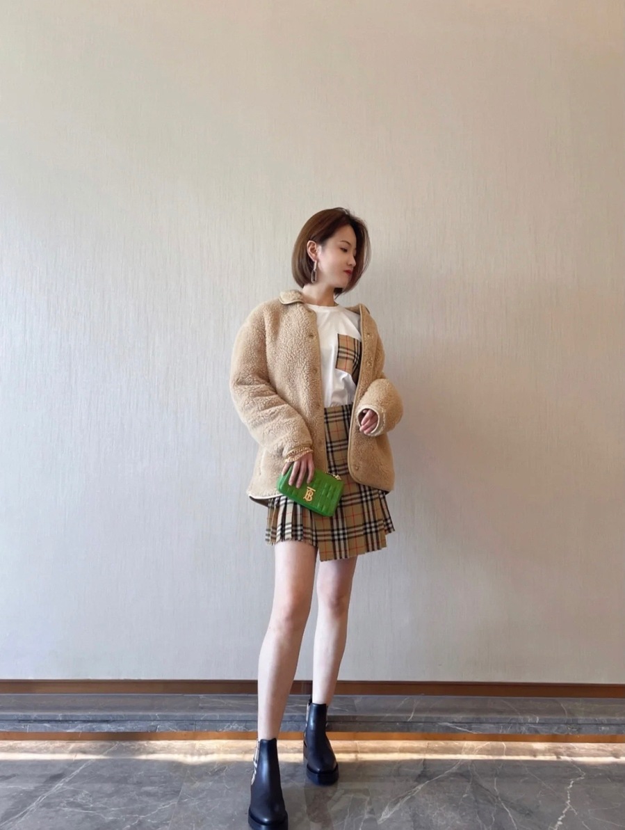 Jacket Fur Wool Women Ss2022