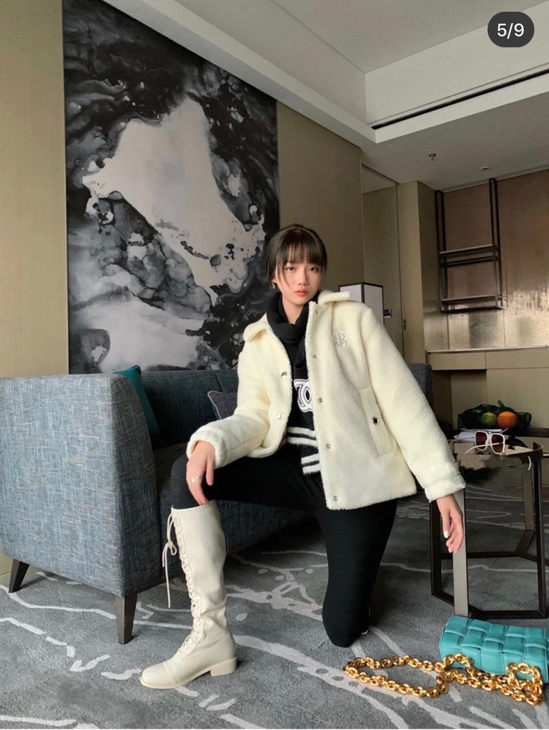 Jacket Women White Wool Ss2022