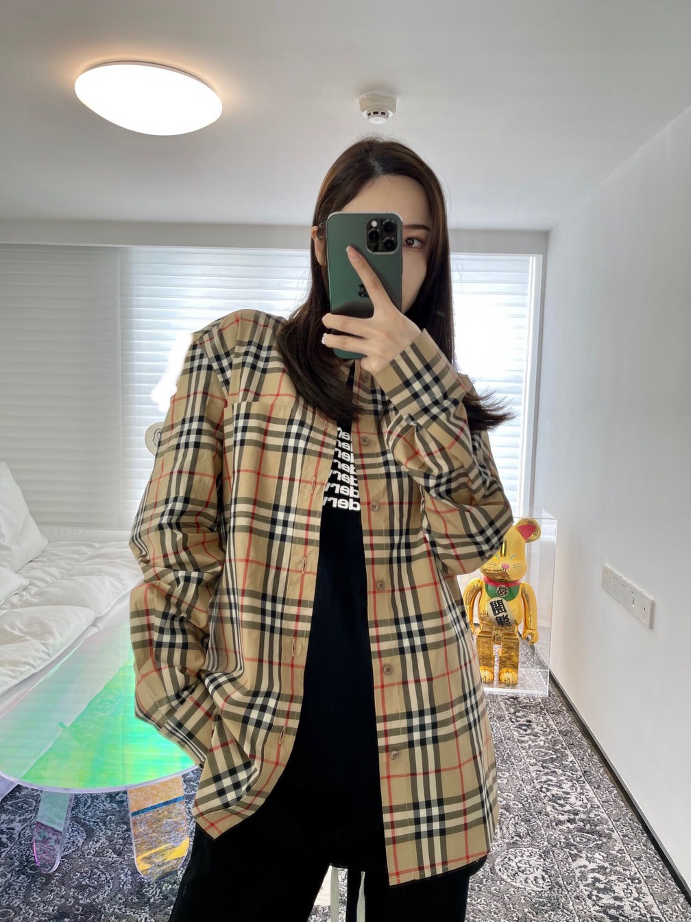 Shirt Burberry Back Write Ss2022