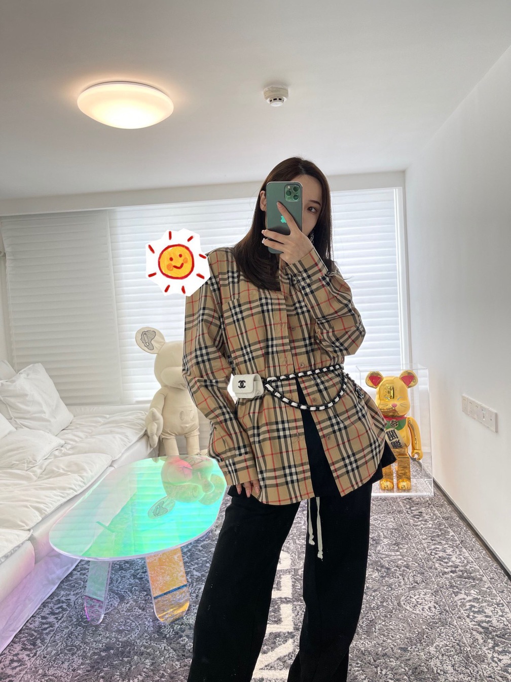 Shirt Burberry Back Write Ss2022