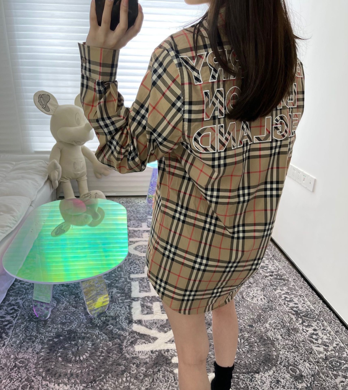 Shirt Burberry Back Write Ss2022